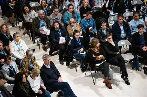 Vue d’ensemble d’une assemblée citoyenne